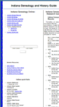 Mobile Screenshot of indianagenealogysearch.com